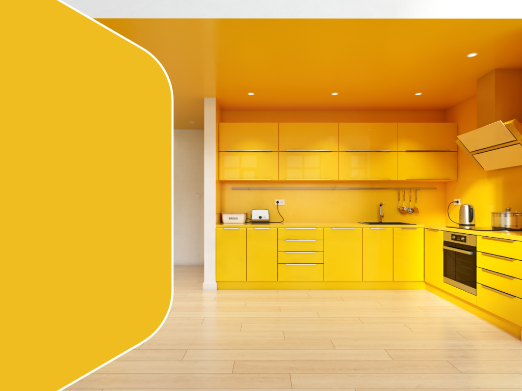 Dark Yellow Kitchen
