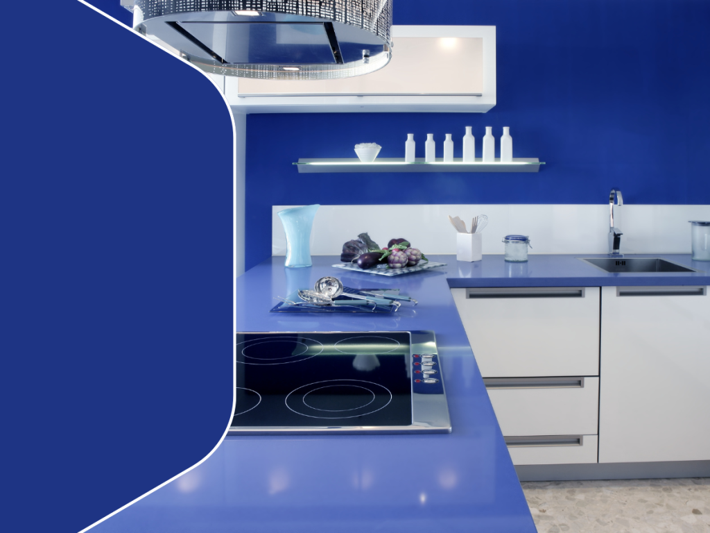Yves Klein Blue Kitchen