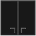 Black Shaker Icon