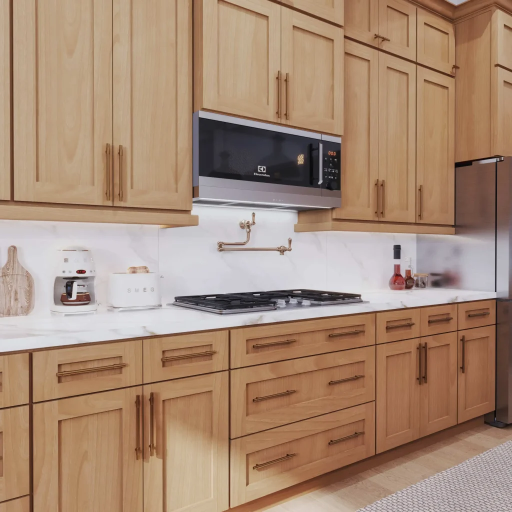 Nelson Cabinetry Honey Shaker Cabinets